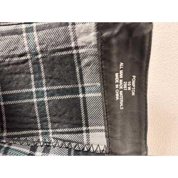 Avenue Pompton Black Tall Riding Boots Women’s 10W Wide Calf Buckle Strap Zip - Picture 4 of 11